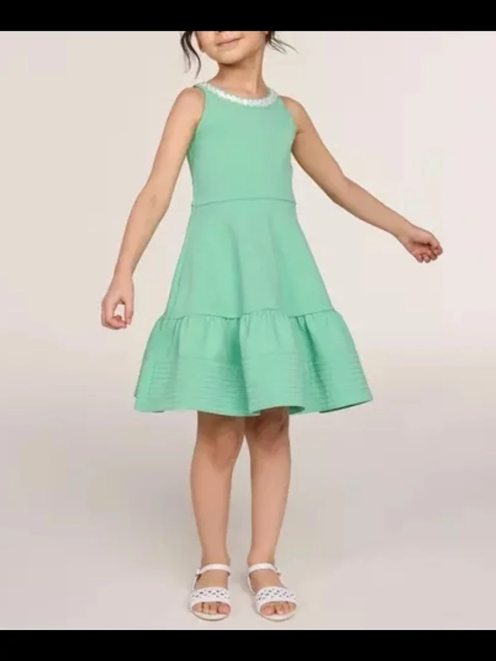 Oval Trim Ponte Dress Size 18-12 Month